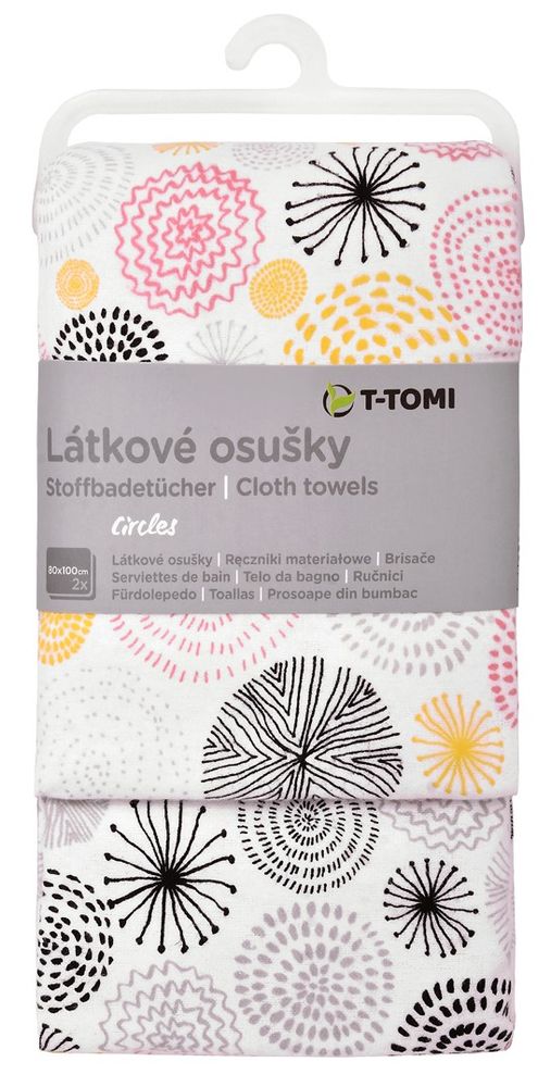 T-tomi Látkové osušky, circles/ kruhy